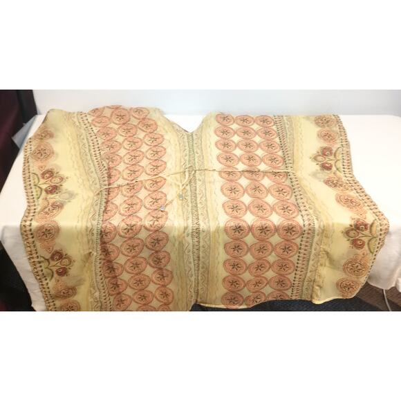 LOVESTITCH Butter Yellow Boho Style Swimsuit cover Kimono S/M - Picture 5 of 8